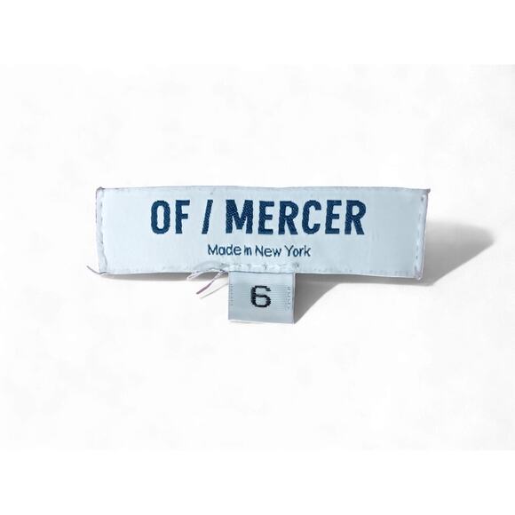 Of Mercer Purple 3/4 Sleeve Pleated Shift Dress Women’s Size 6 Knee Length - Picture 11 of 13